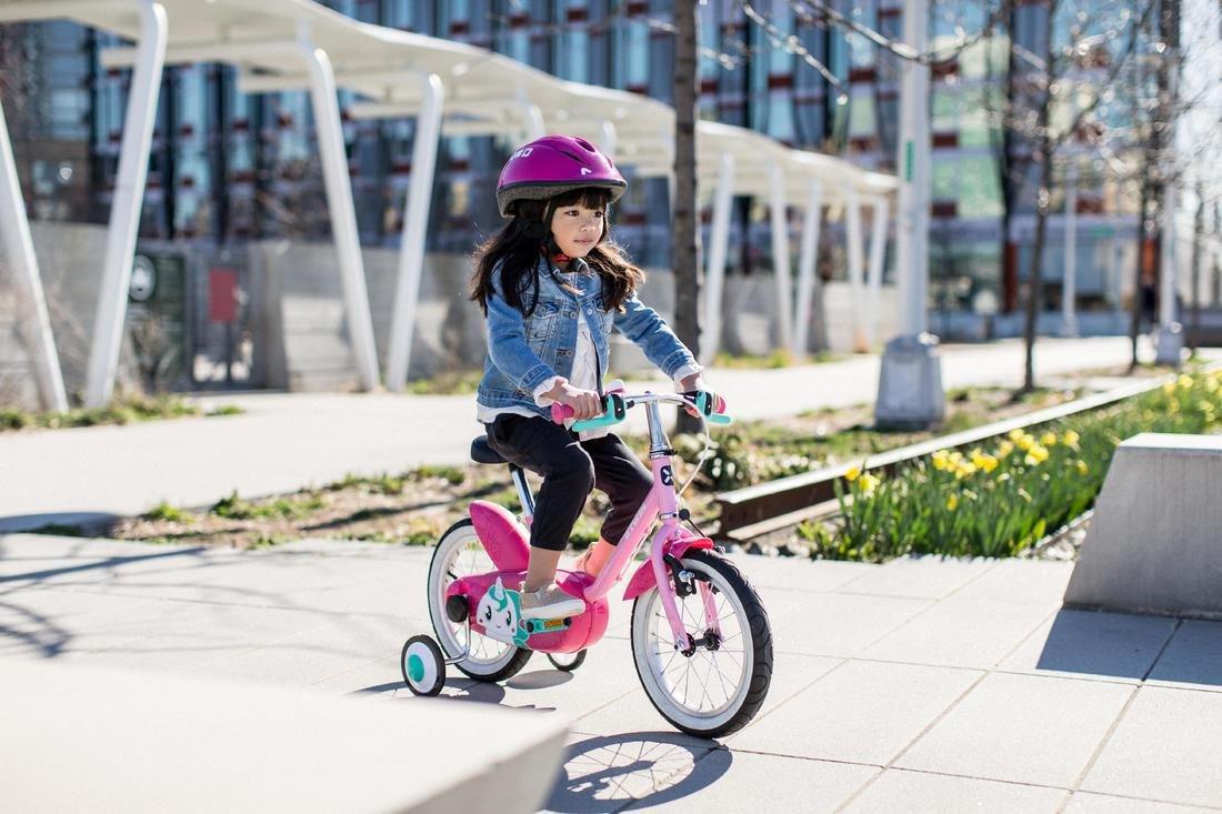 LIGHT PINK KIDS 14 BIKE UNICORN 500 3-5 YEARS OLD, No Color, large image number 6