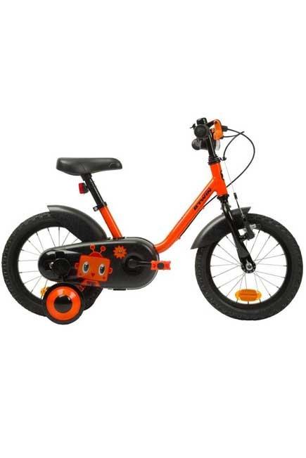 BTWIN - KIDS 14 BIKE ROBOT 500 3-5 YEARS OLD, ORANGE