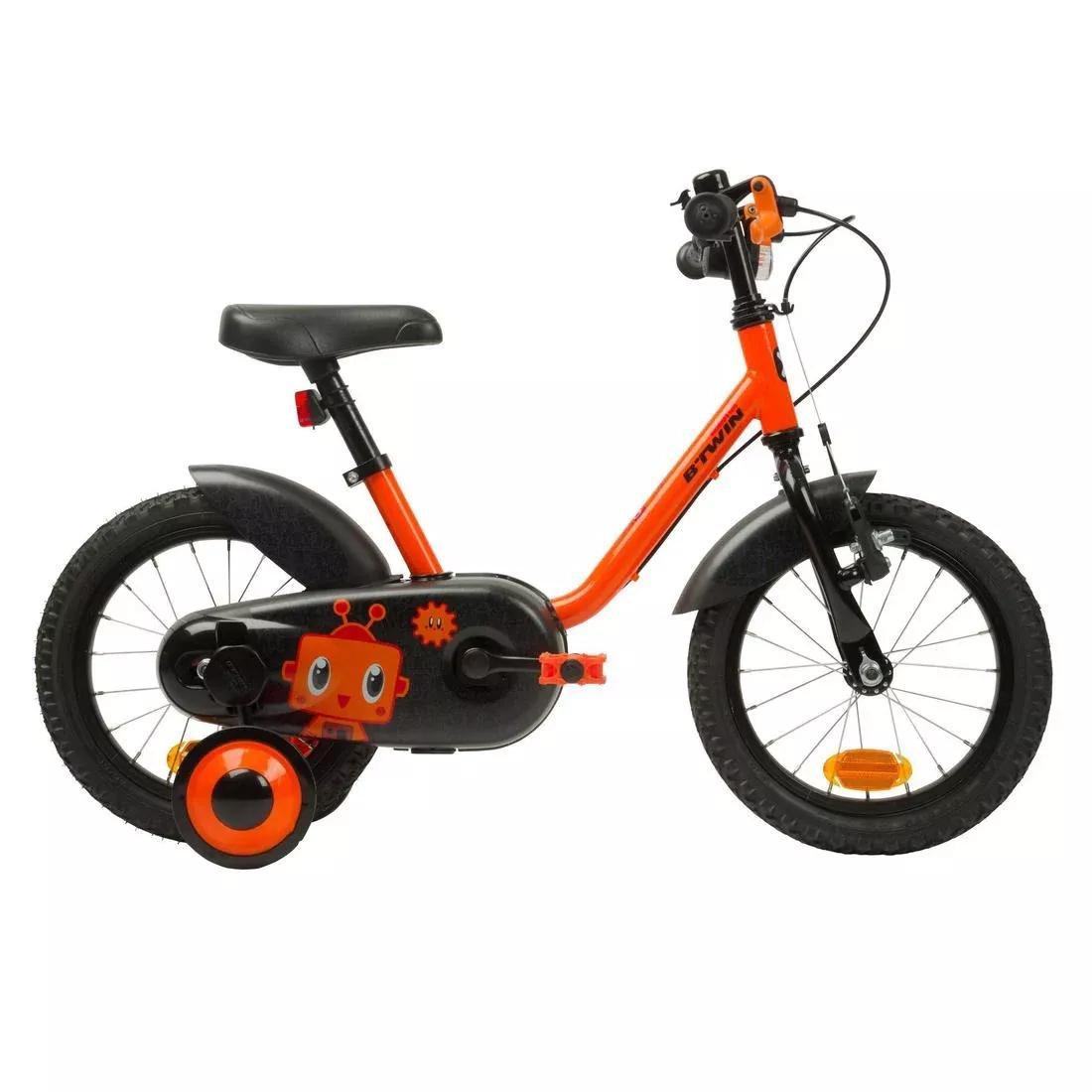 BTWIN KIDS 14 BIKE ROBOT 500 3 5 YEARS OLD orange Azadea UAE