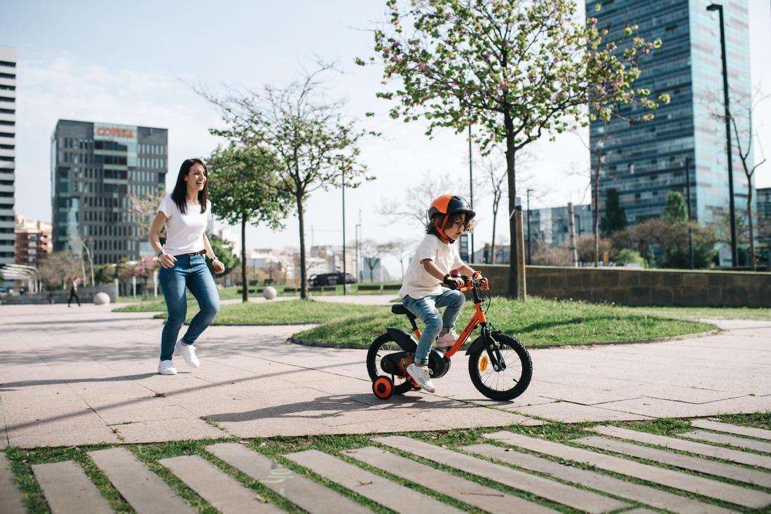 ORANGE KIDS 14 BIKE ROBOT 500 3-5 YEARS OLD, No Color, large image number 6