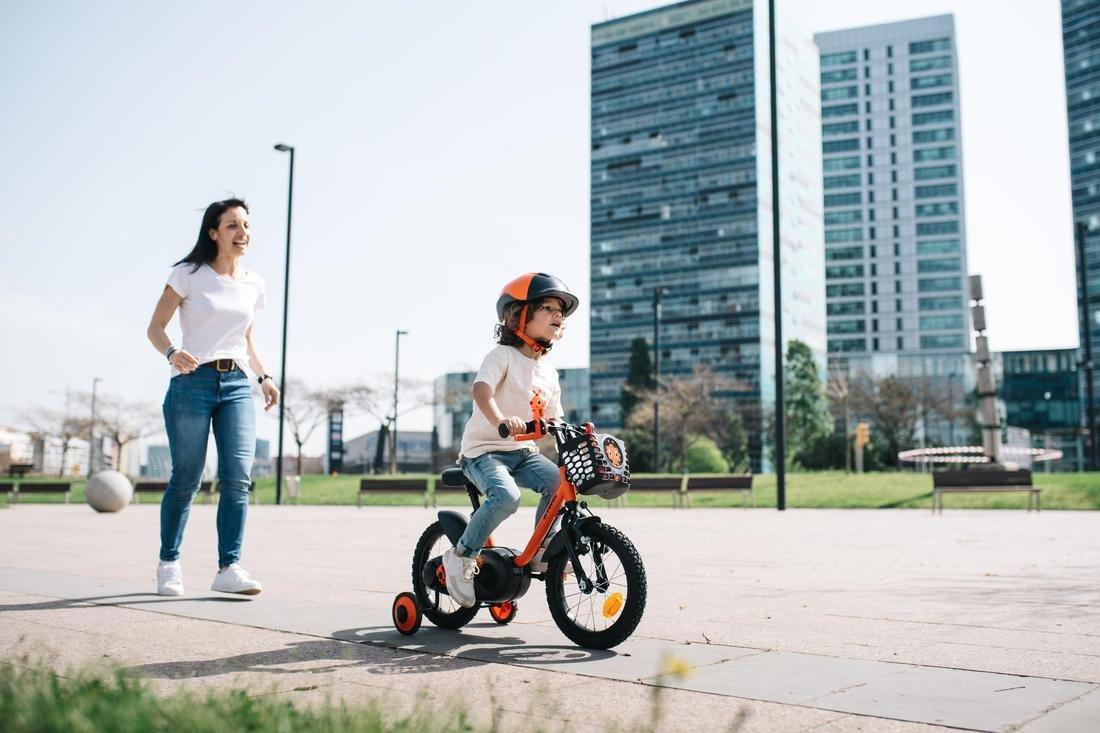 BTWIN - KIDS 14 BIKE ROBOT 500 3-5 YEARS OLD, ORANGE