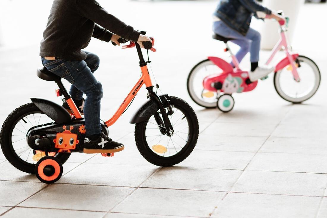 BTWIN - KIDS 14 BIKE ROBOT 500 3-5 YEARS OLD, ORANGE