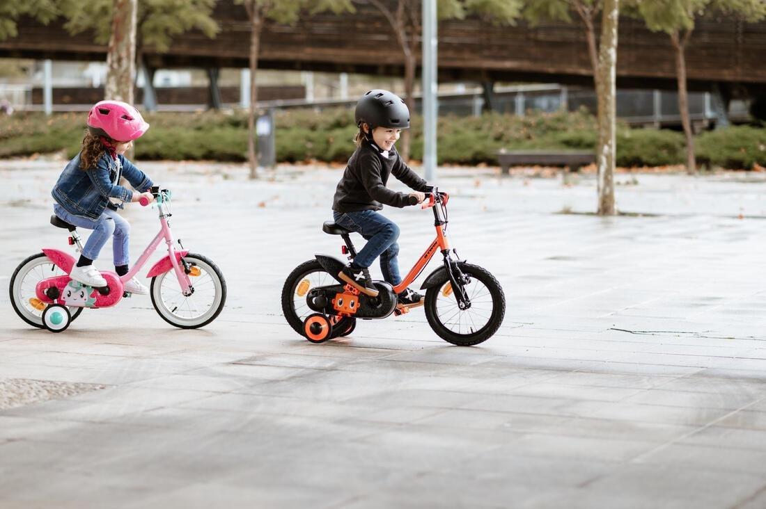 BTWIN - KIDS 14 BIKE ROBOT 500 3-5 YEARS OLD, ORANGE