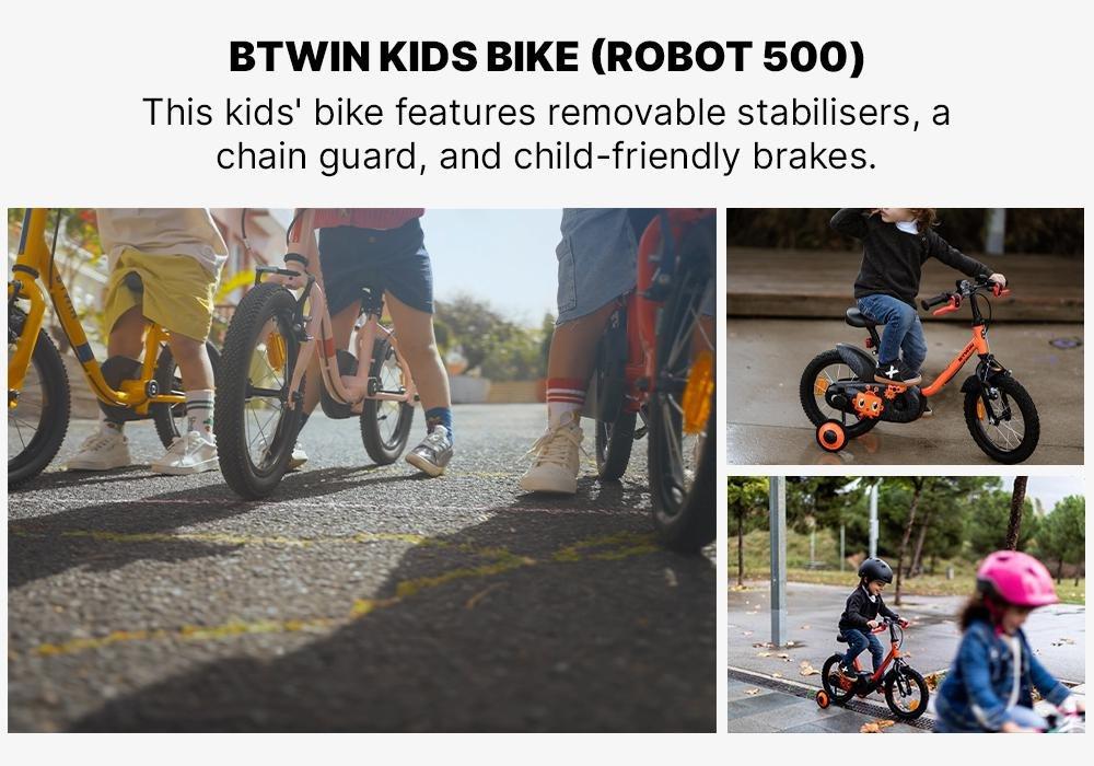ORANGE KIDS 14 BIKE ROBOT 500 3-5 YEARS OLD, No Color, large image number 18