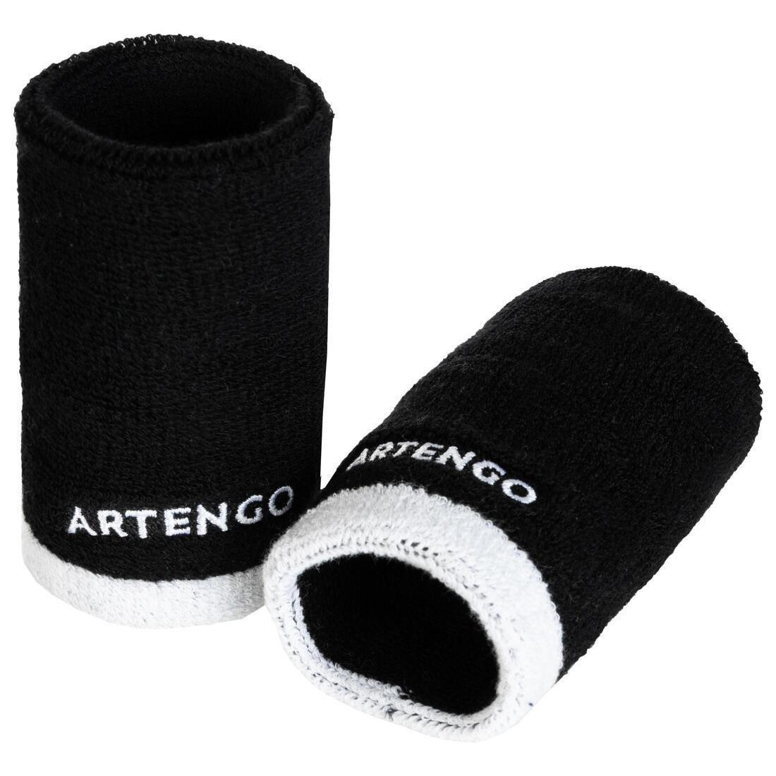 ARTENGO - TP 100 Tennis Wristband, Black