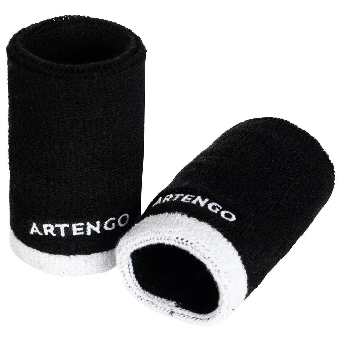 TP 100 Tennis Wristband, Black, No Color, large image number 1