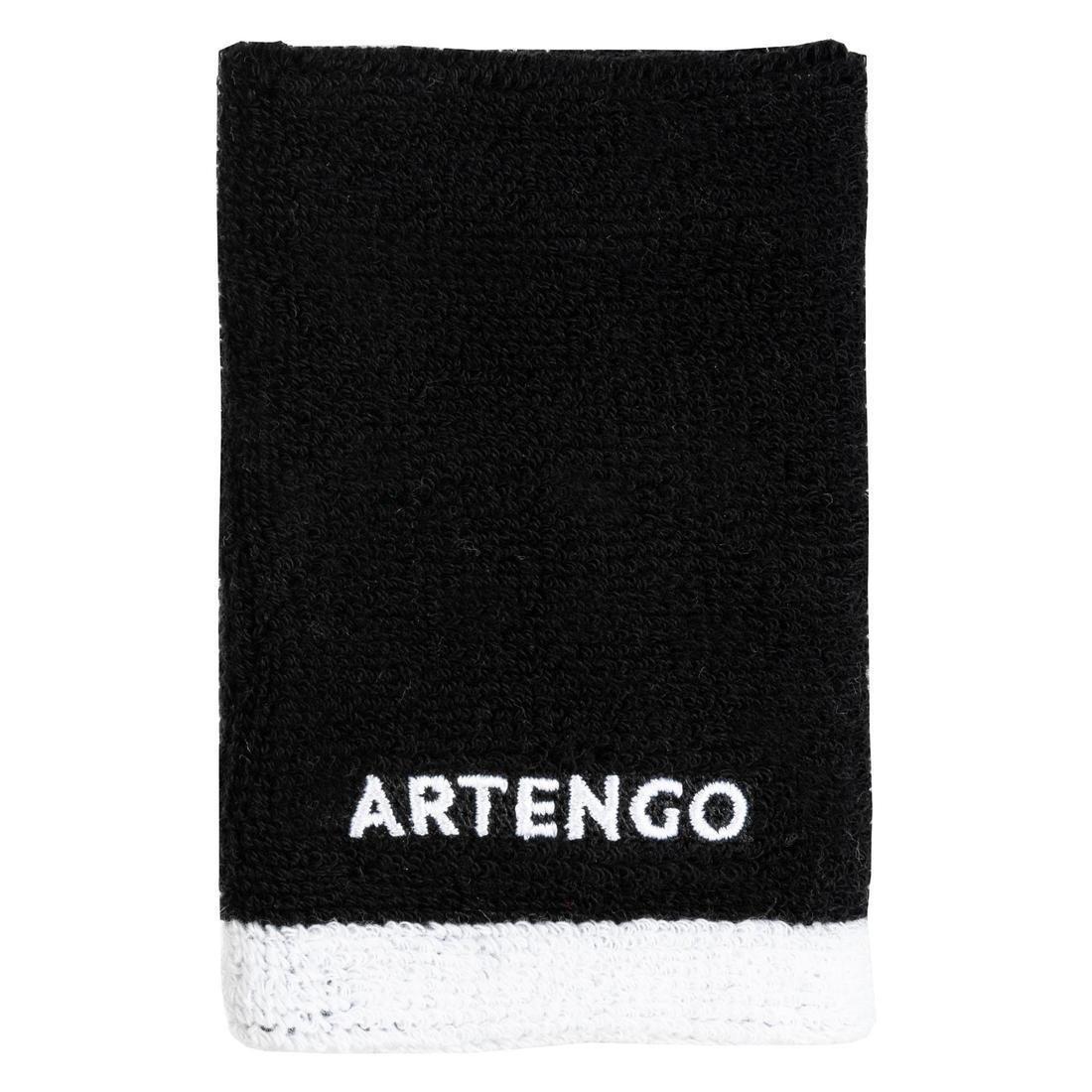 TP 100 Tennis Wristband, Black, No Color, large image number 3