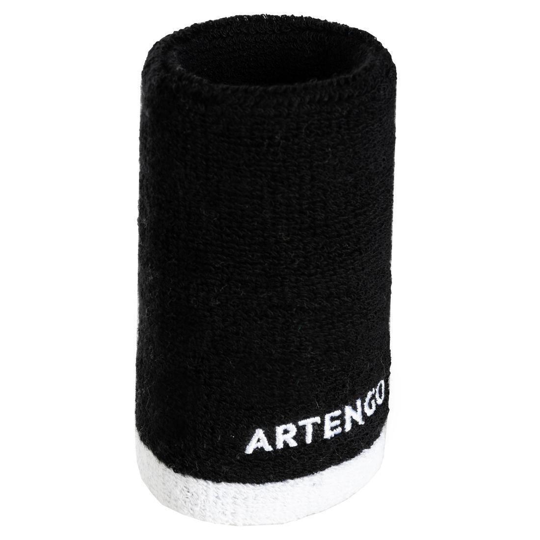 ARTENGO - TP 100 Tennis Wristband, Black