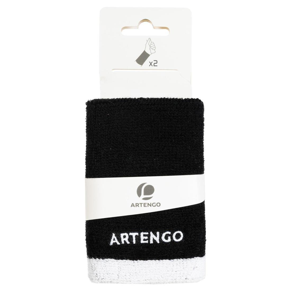 TP 100 Tennis Wristband, Black, No Color, large image number 5