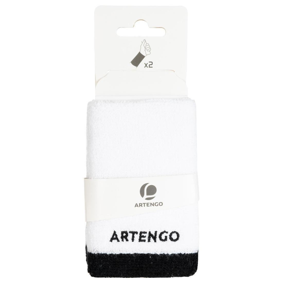 ARTENGO - TP 100 Tennis Wristband, Black