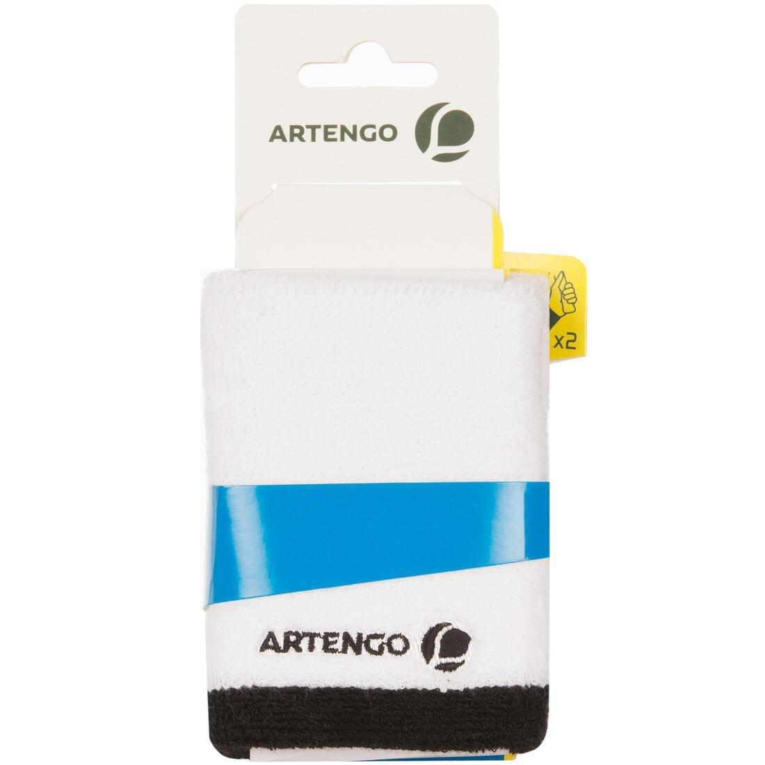 ARTENGO - TP 100 Tennis Wristband, Black