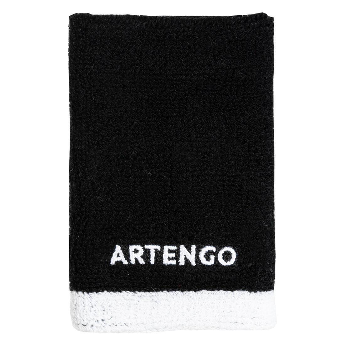 ARTENGO - TP 100 Tennis Wristband, Black