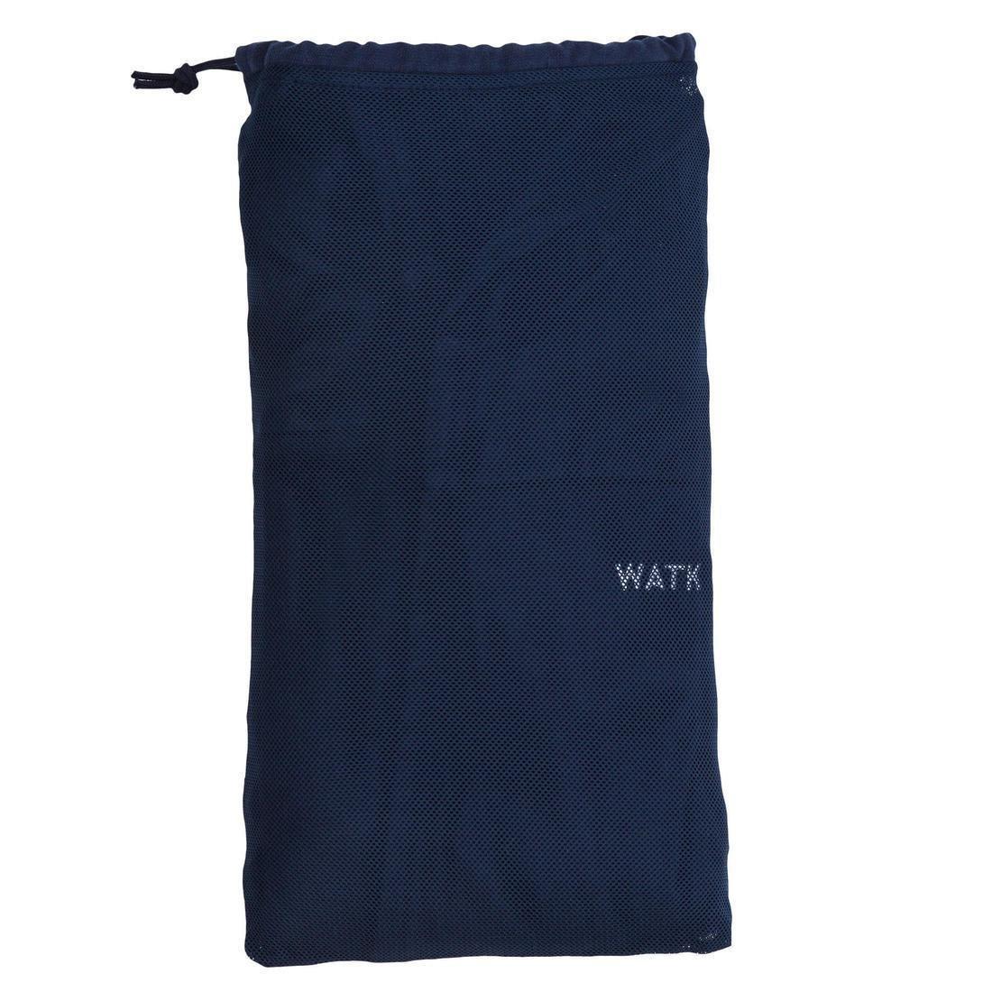 Mens OrganicCotton Pool Bathrobe, Navy Blue, , large image number 7