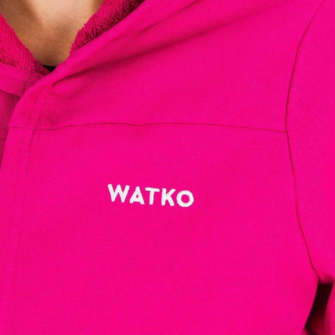 Women's Organic Cotton Pool Bathrobe, Pink, , large image number 4