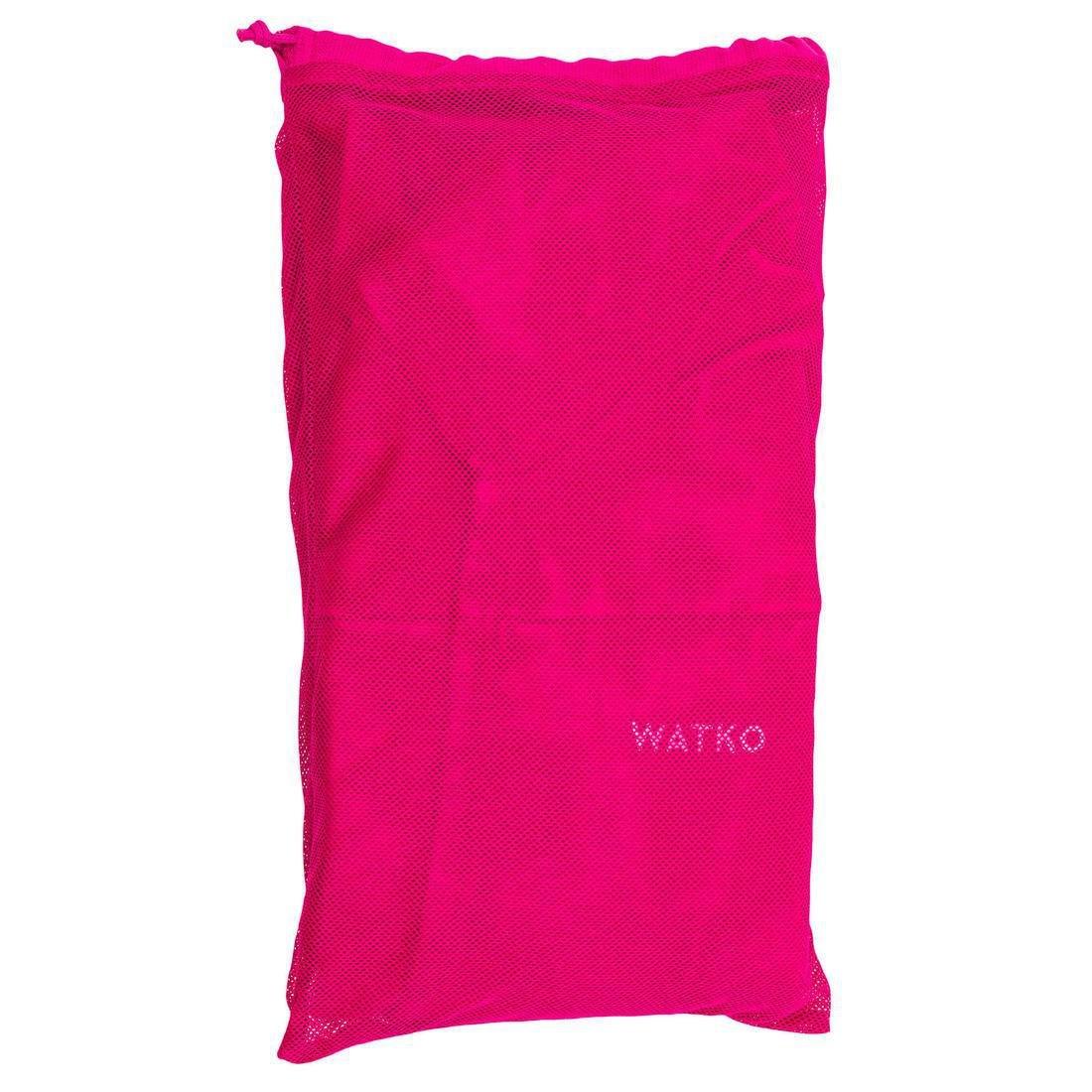 WATKO - Women's Organic Cotton Pool Bathrobe, Pink