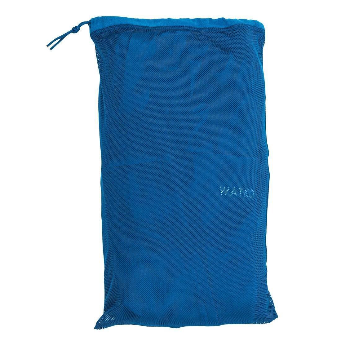 Men's Microfibre Pool Bathrobe with Hood, Pockets and Belt, Pacific Blue, , large image number 13