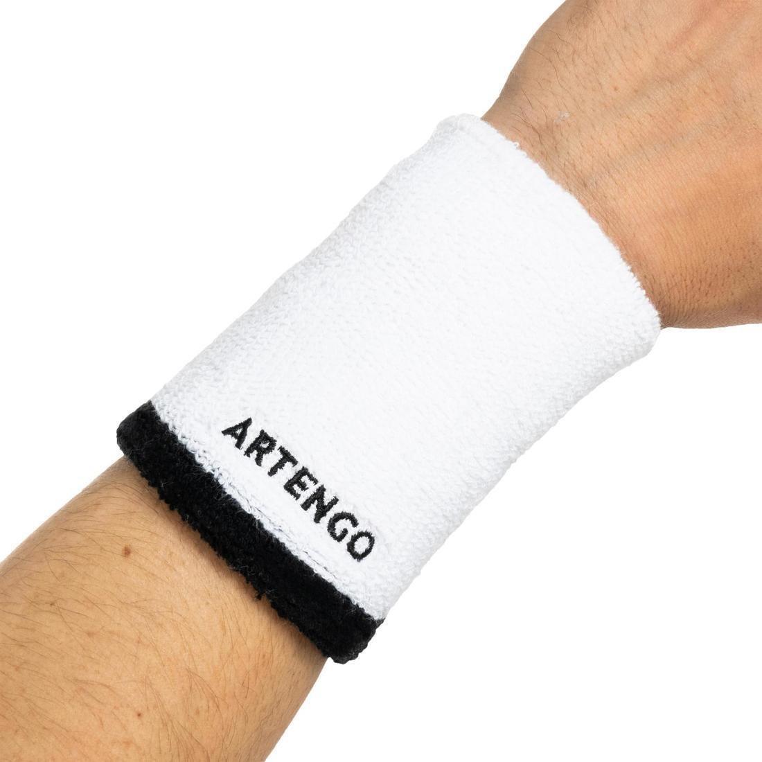 ARTENGO - TP 100   Tennis Wristband, White