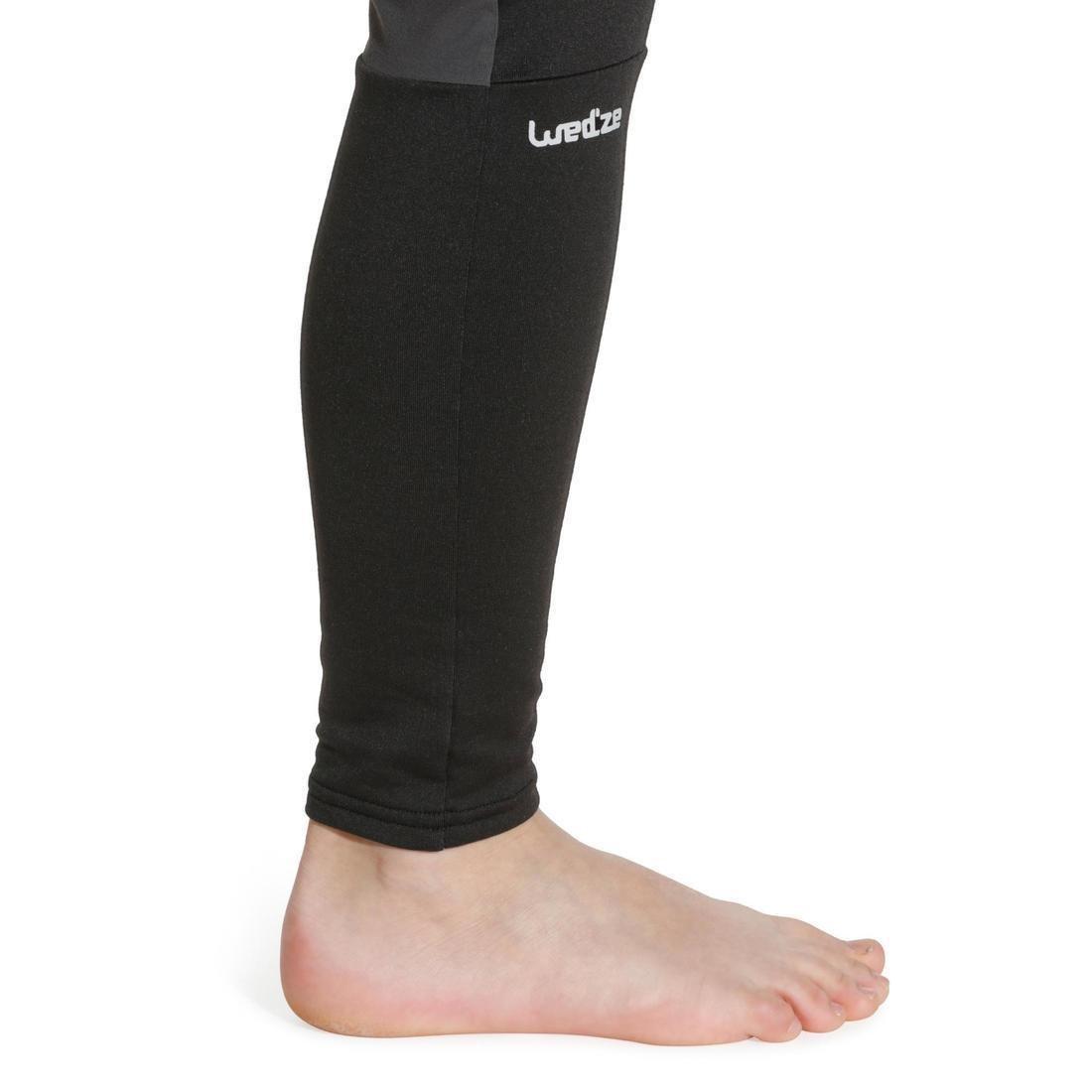 Kids Ski Base Layer Bottoms, Black, , large image number 5