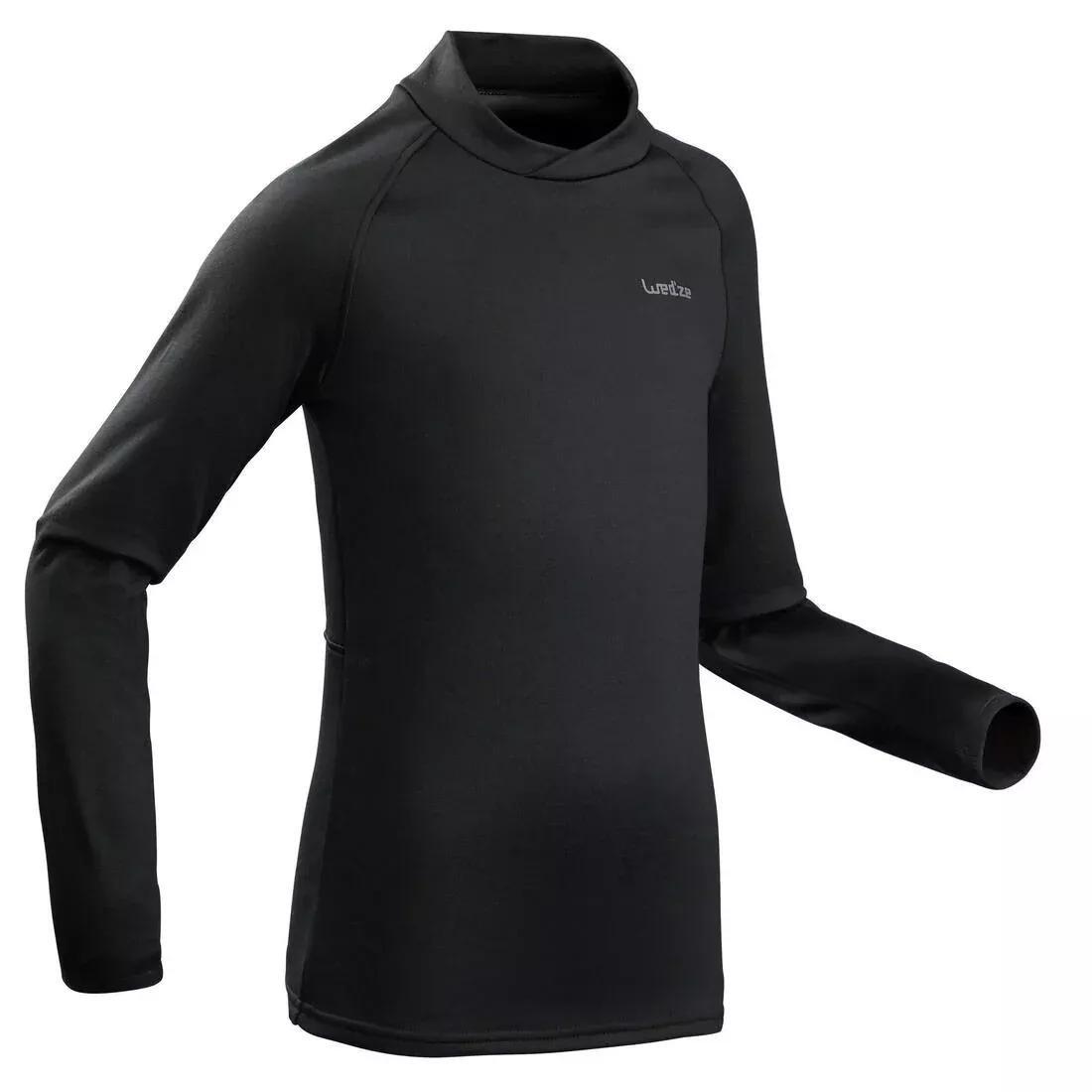 Freshwarm Children's Ski Base Layer, Kid Yeti 17, Black, , large image number 0