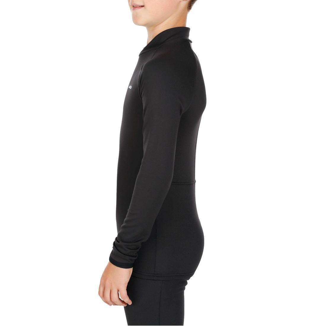 Freshwarm Children's Ski Base Layer, Kid Yeti 17, Black, 5401_000, large image number 12