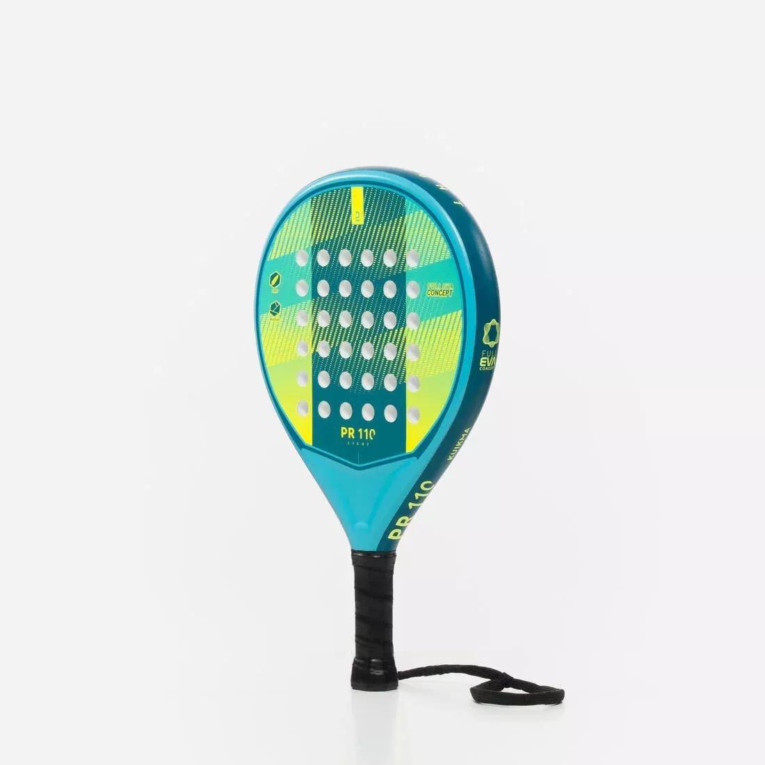 TURQUOISE Kids' Padel Racket Ages 5-8 PR 110 Light, No Color, large image number 1