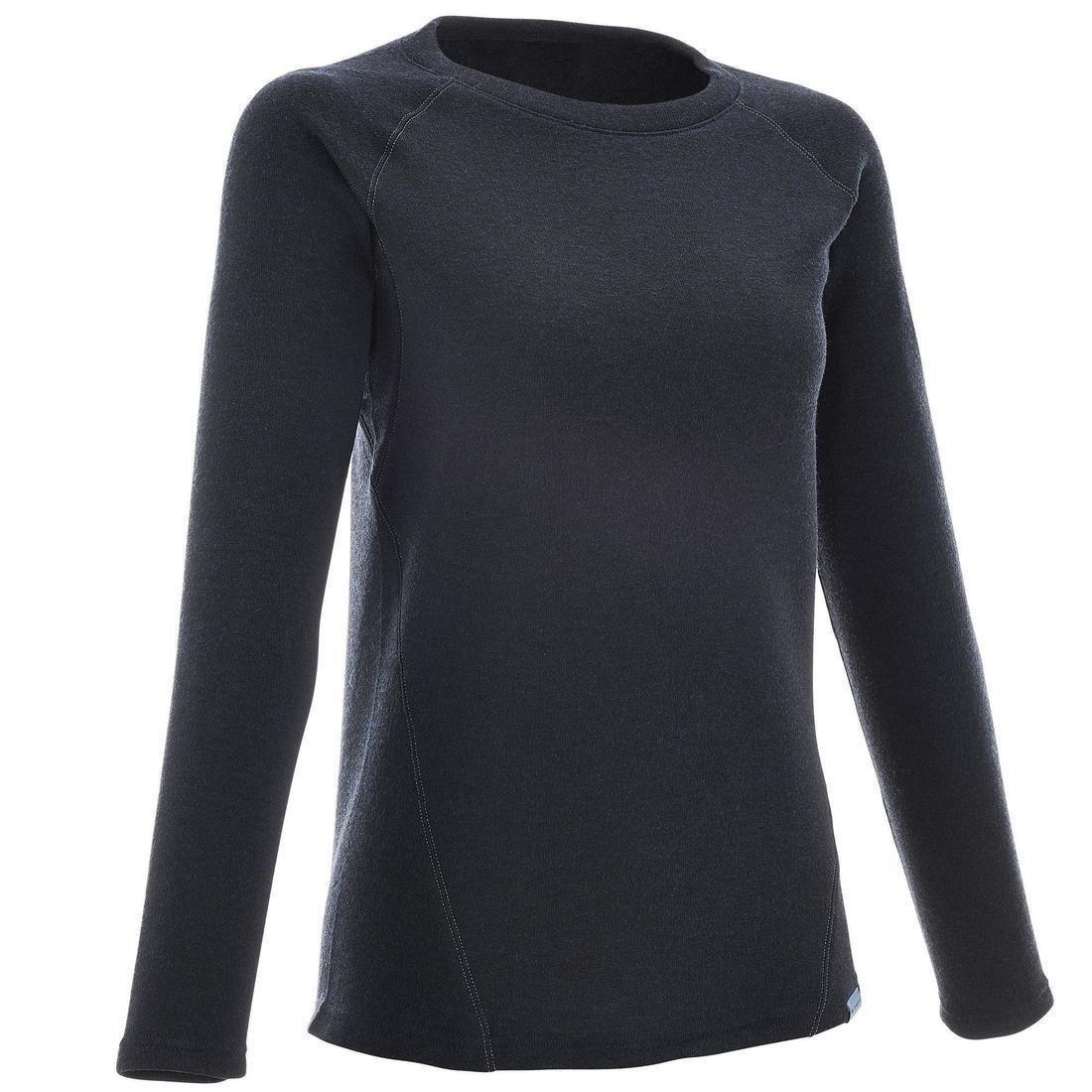 Womens Hiking Pullover - Nh100, Navy Blue, No Color, large image number 5
