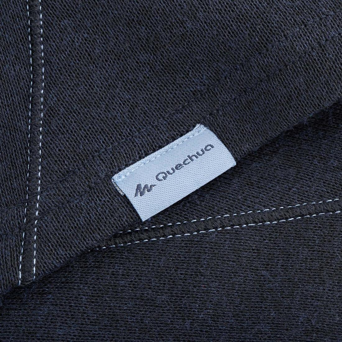 Womens Hiking Pullover - Nh100, Navy Blue, No Color, large image number 7