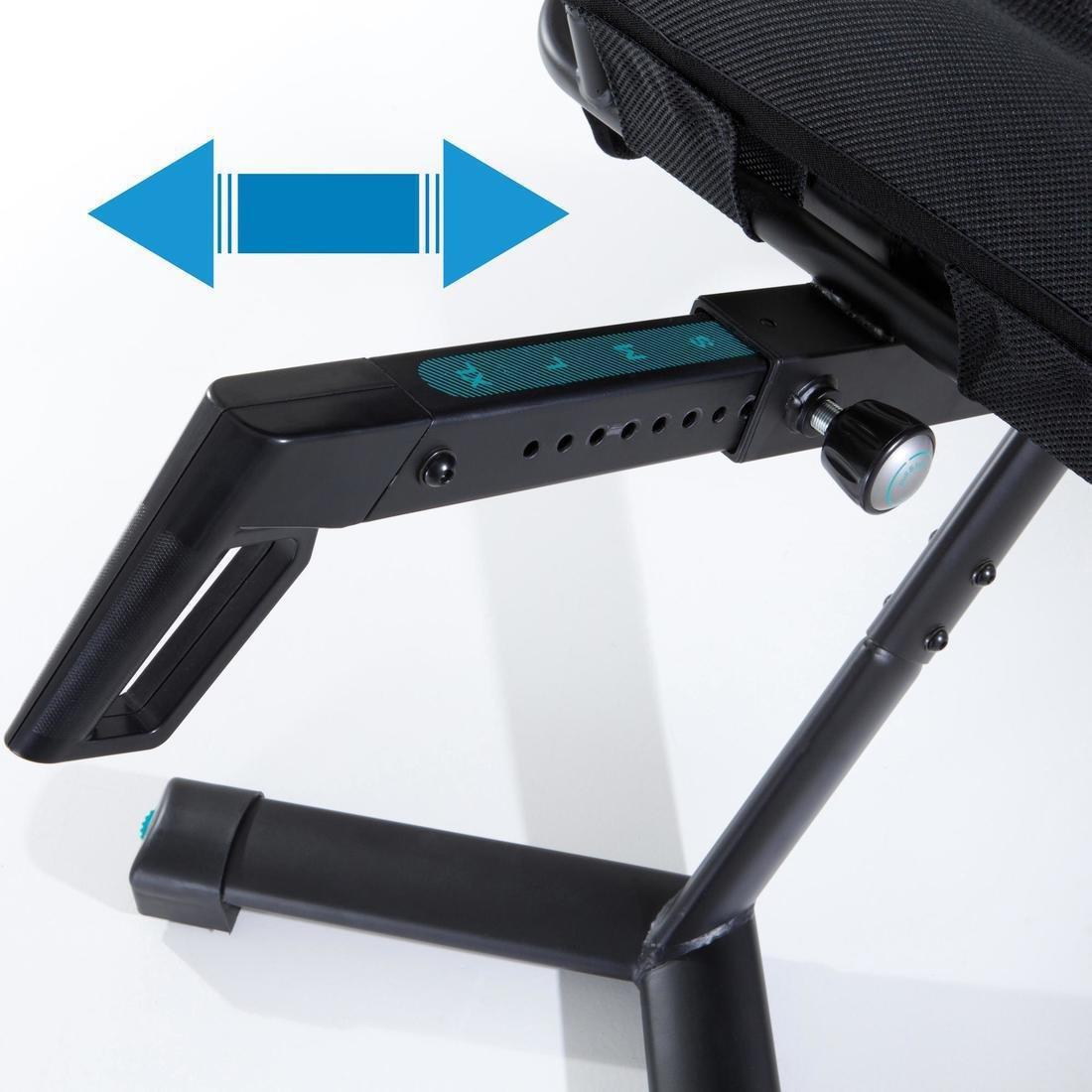 Semi-Recumbent Exercise Bikeseat, Black, No Color, large image number 4