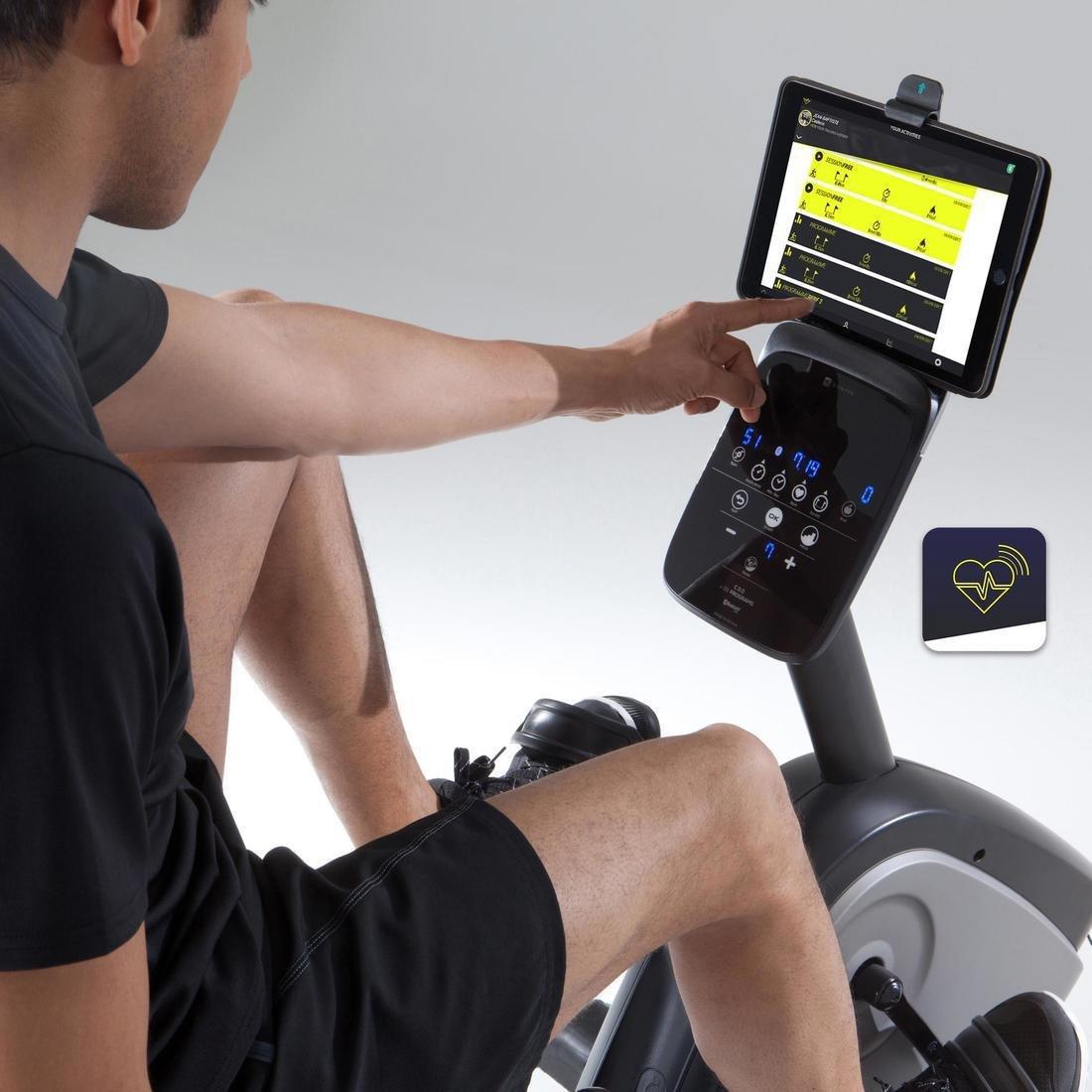 Semi-Recumbent Exercise Bikeseat, Black, No Color, large image number 5