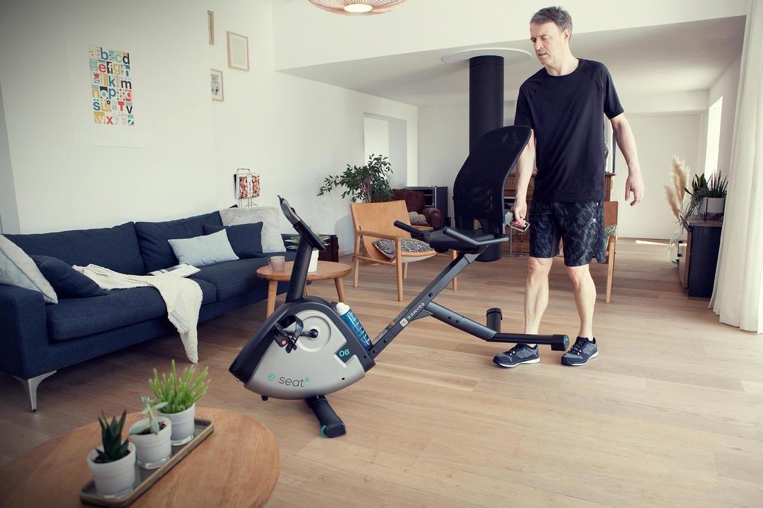 Semi-Recumbent Exercise Bikeseat, Black, No Color, large image number 14