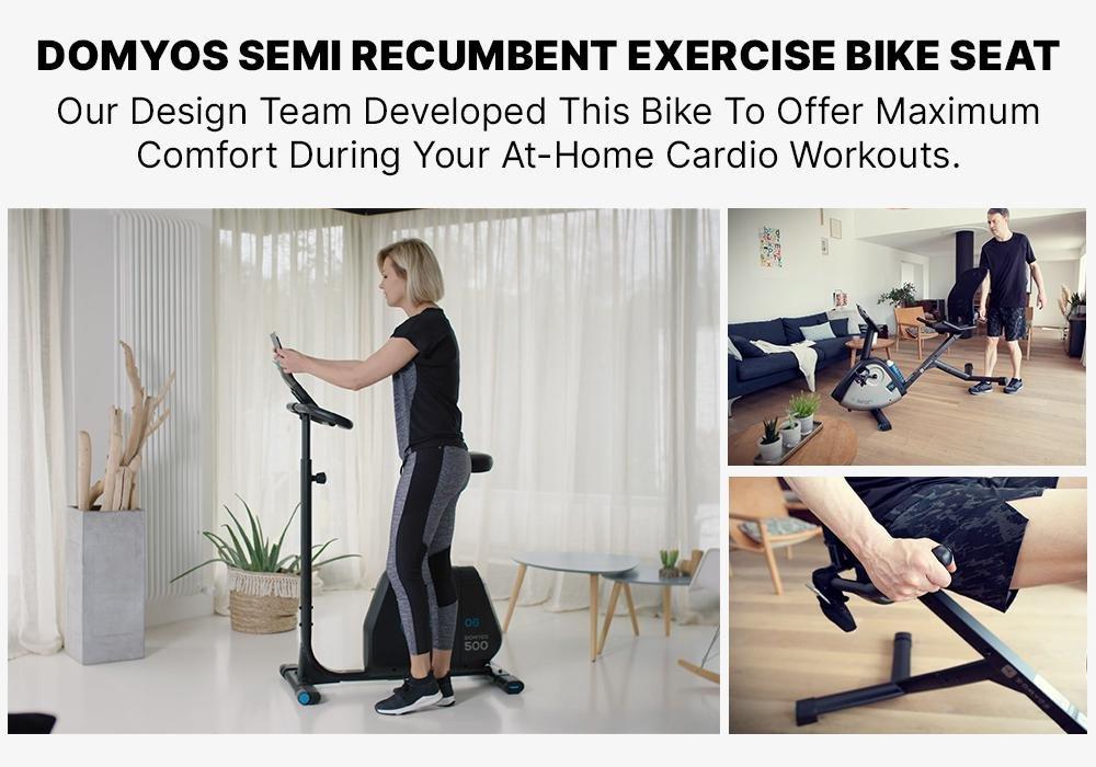 Semi-Recumbent Exercise Bikeseat, Black, No Color, large image number 18
