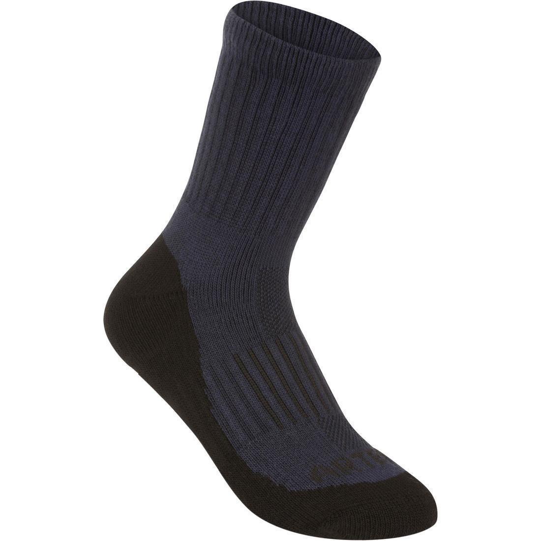 Kids Unisex High Tennis Socks - RS500 Tri-Pack, Blue, No Color, large image number 9
