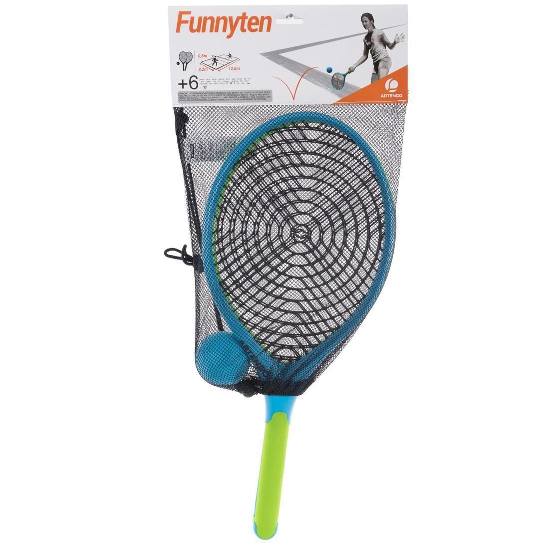 Set of 2 Rackets and 1 Ball Funyten/Green, Blue Azure, No Color, medium