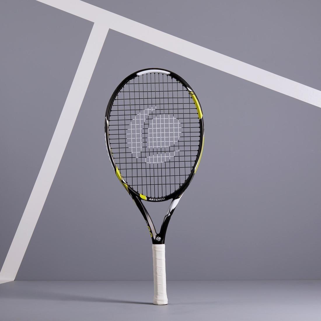 TR900 25 Kids' Tennis Racket, Black/Yellow, No Color, large image number 2