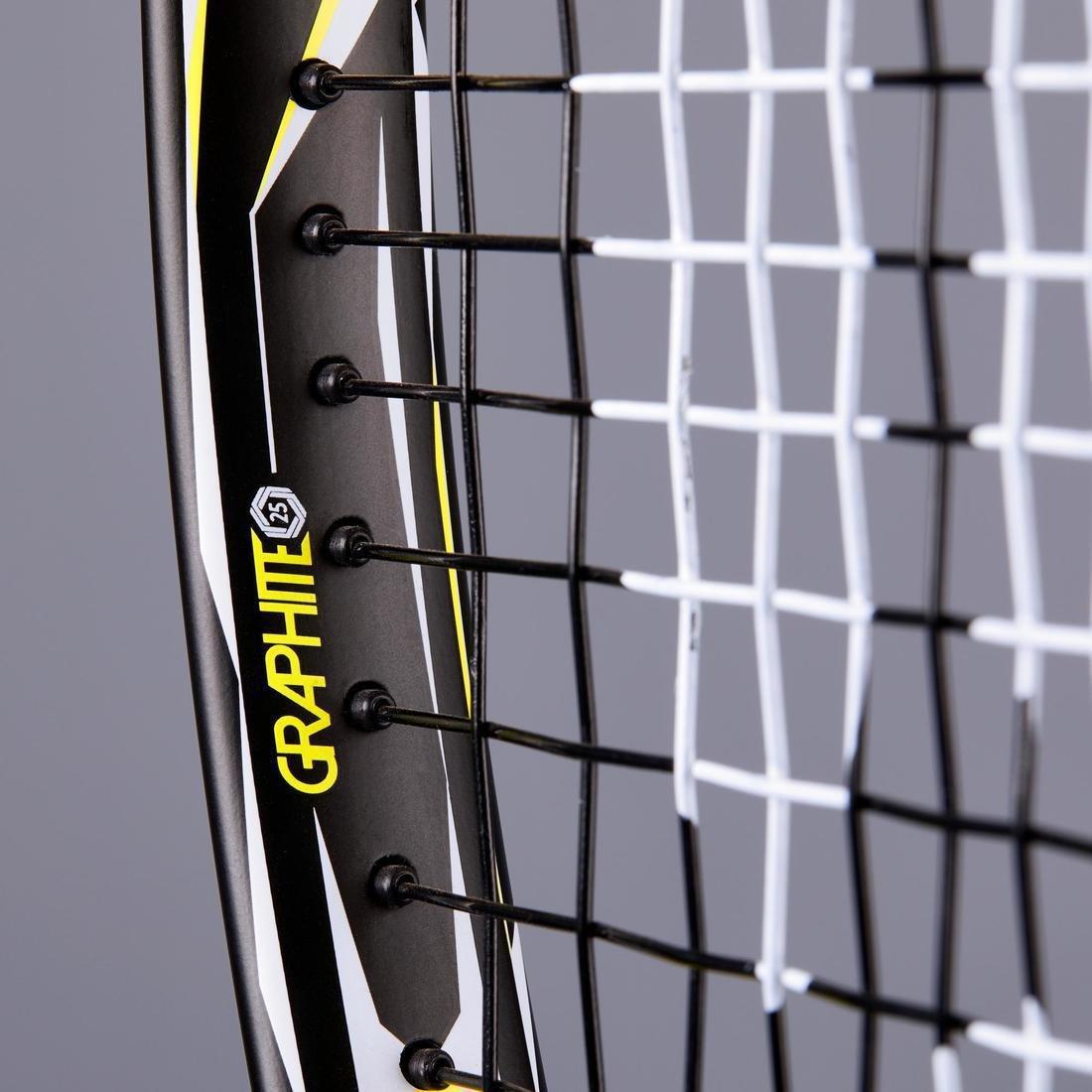 TR900 25 Kids' Tennis Racket, Black/Yellow, No Color, large image number 6