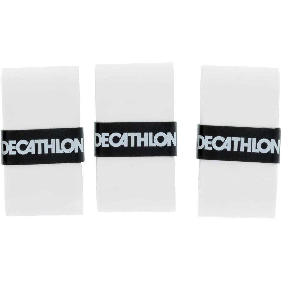 Absorbent Tennis Overgrip Tri-Pack, White, No Color, large image number 2