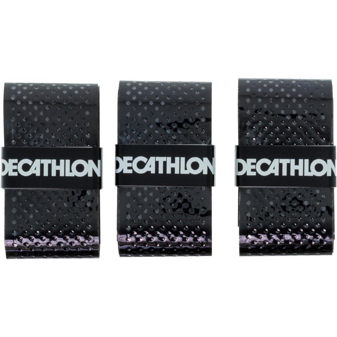 Tennis Tacky Overgrip Tri-Pack, Black, No Color, medium