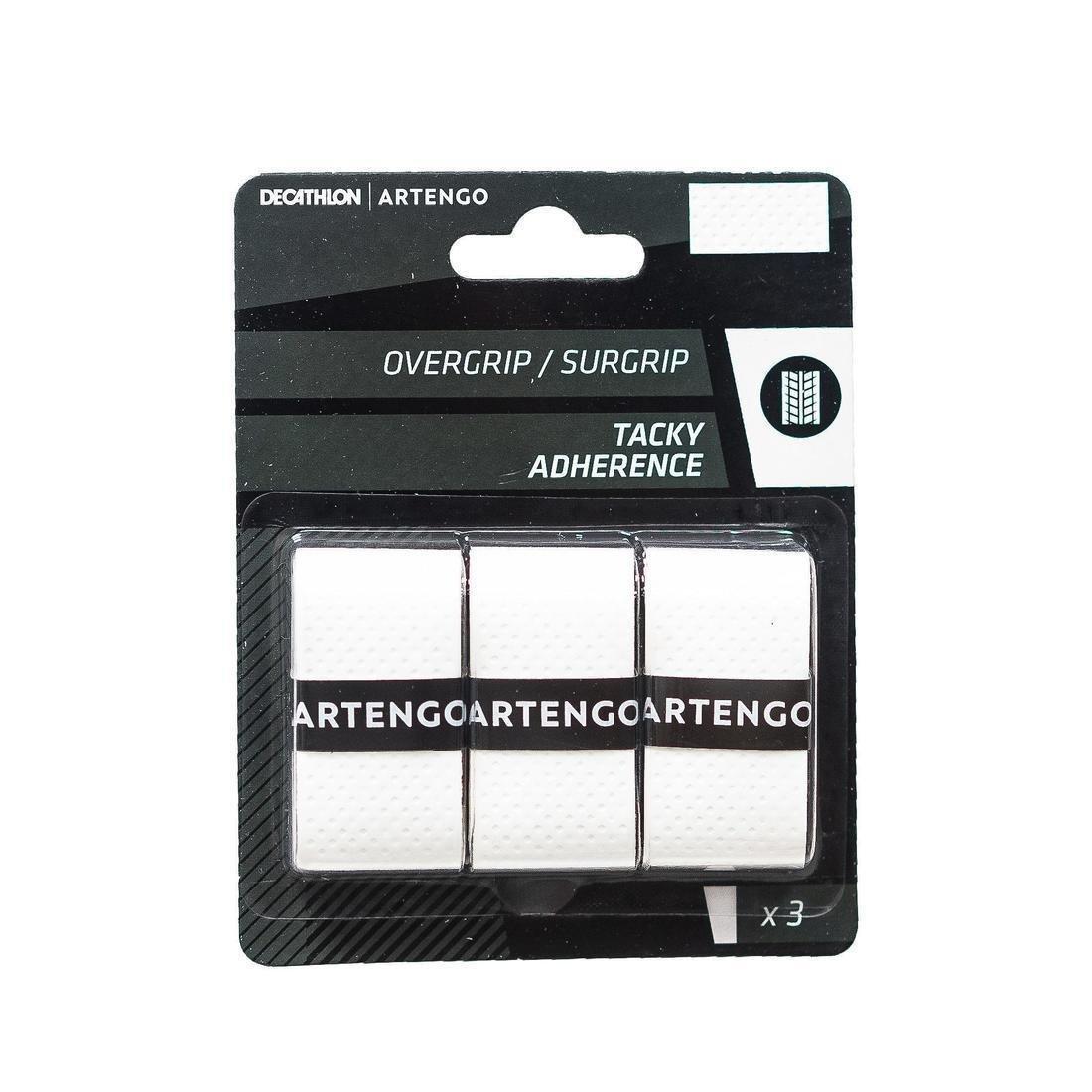 Tennis Tacky Overgrip Tri-Pack, Black, No Color, large image number 3