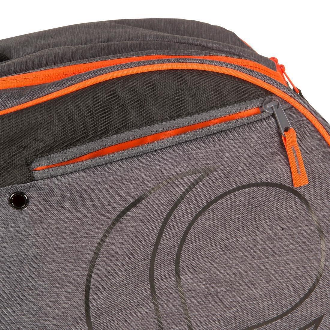 Racket Sports Bag, Grey/Orange, No Color, large image number 8