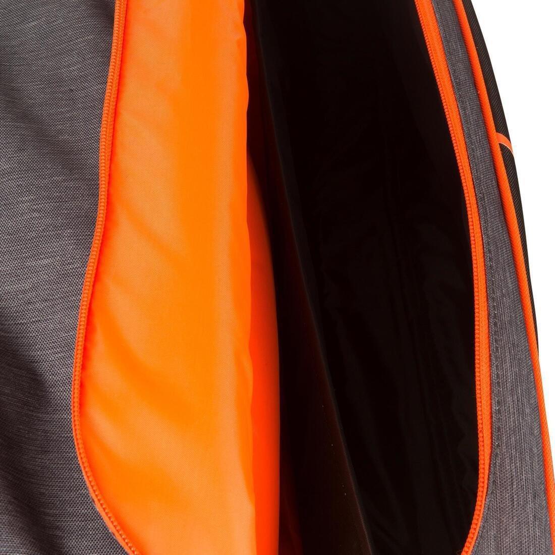 Racket Sports Bag, Grey/Orange, No Color, large image number 12