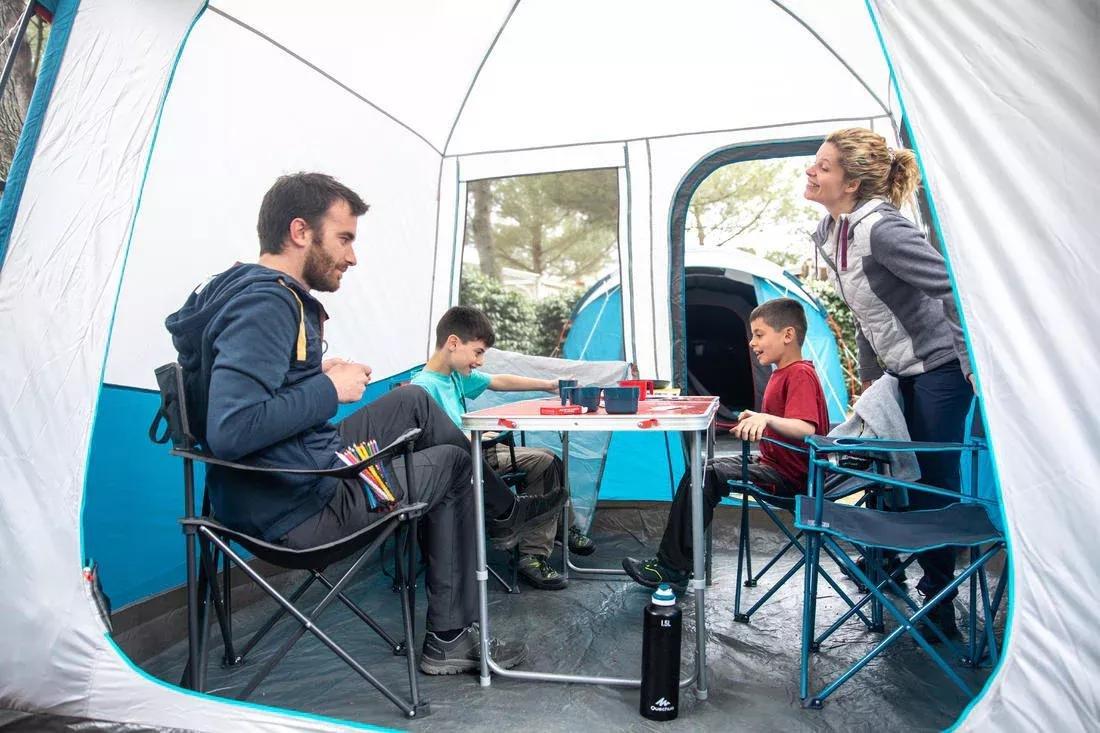 6 Person Camping Living Area, Arpenaz Base, No Color, large image number 5