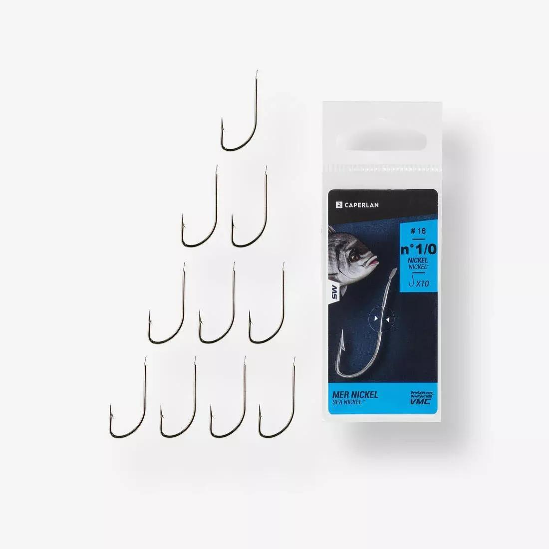 Hook Sea Nickel Single Sea Fishing Hook, No Color, large image number 1