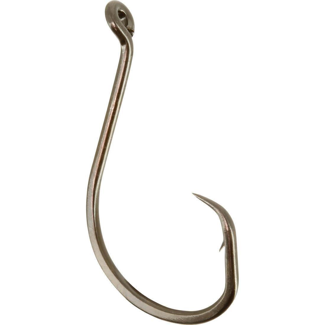 Saltwater Fishing Eyed Hook - Circle Eye Hook, Grey, , large image number 2