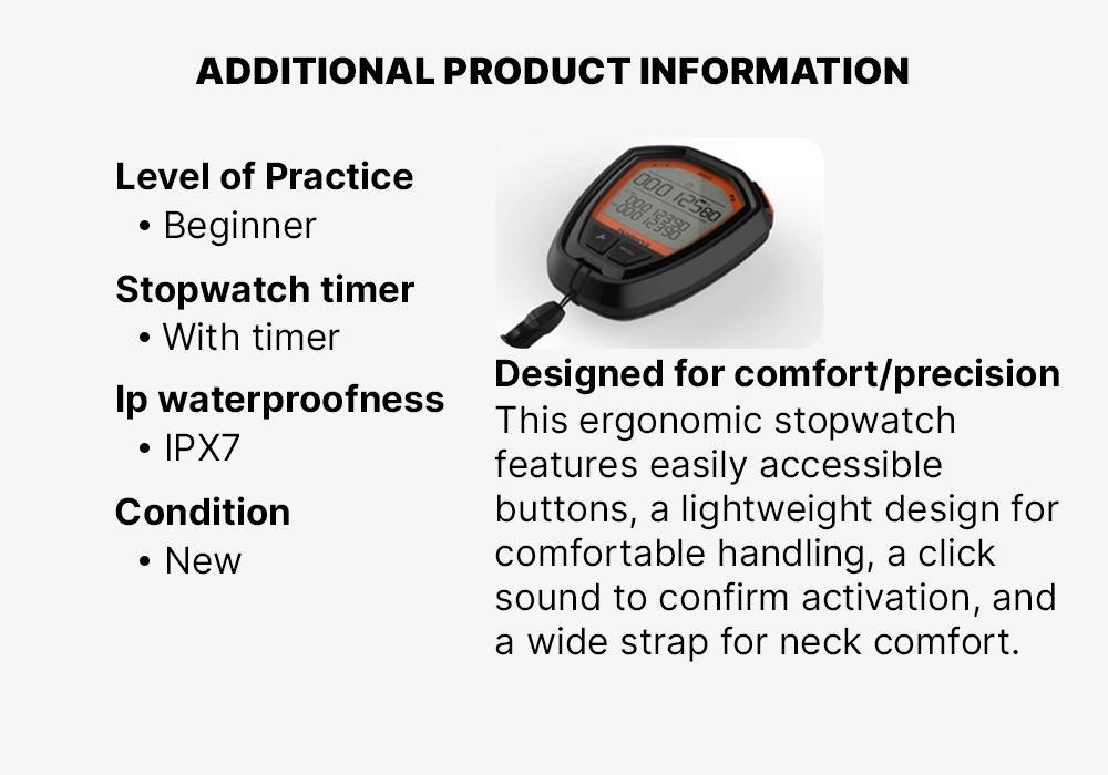 ONstart 310 stopwatch Black orange, No Color, large image number 7