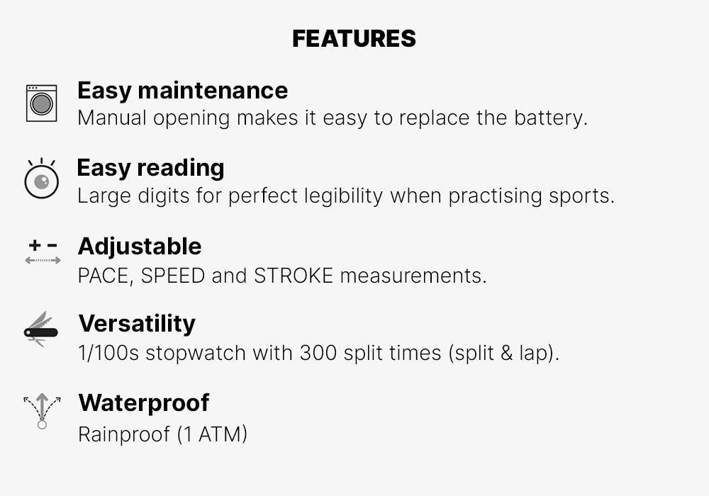 ONstart 710 Stopwatch, Black, No Color, large image number 7