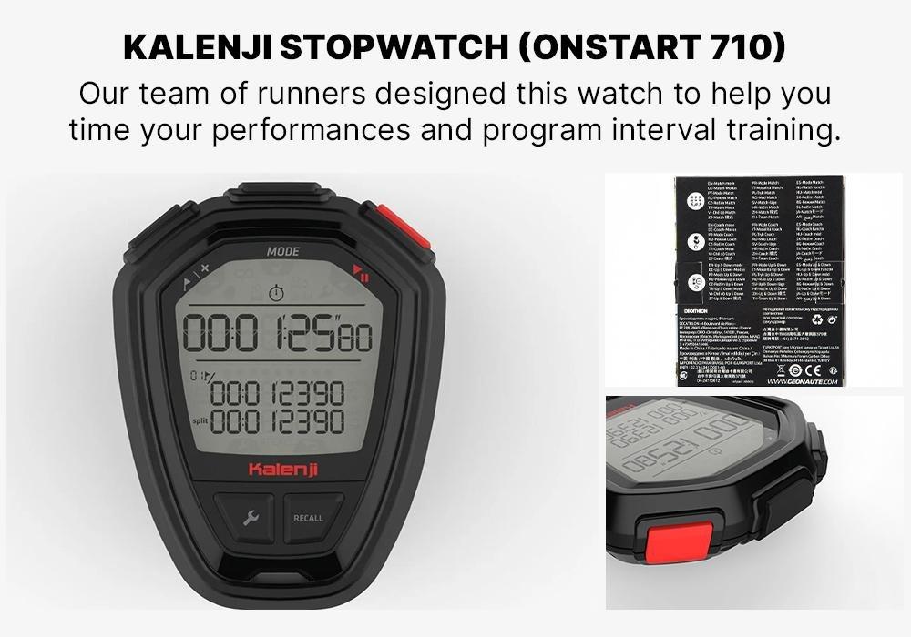 ONstart 710 Stopwatch, Black, No Color, large image number 10