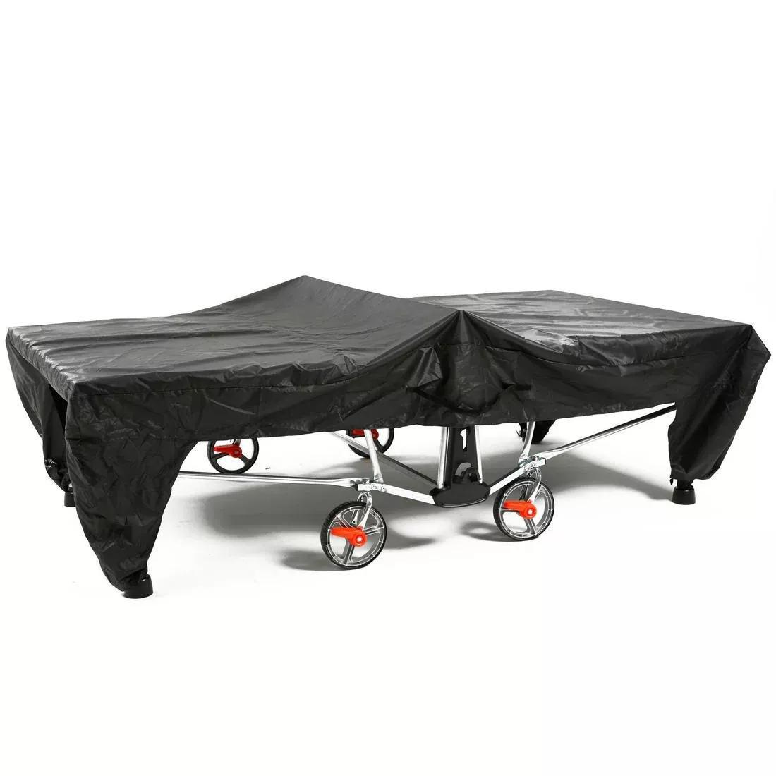 Table Tennis Open Table Cover, Black, No Color, large image number 0