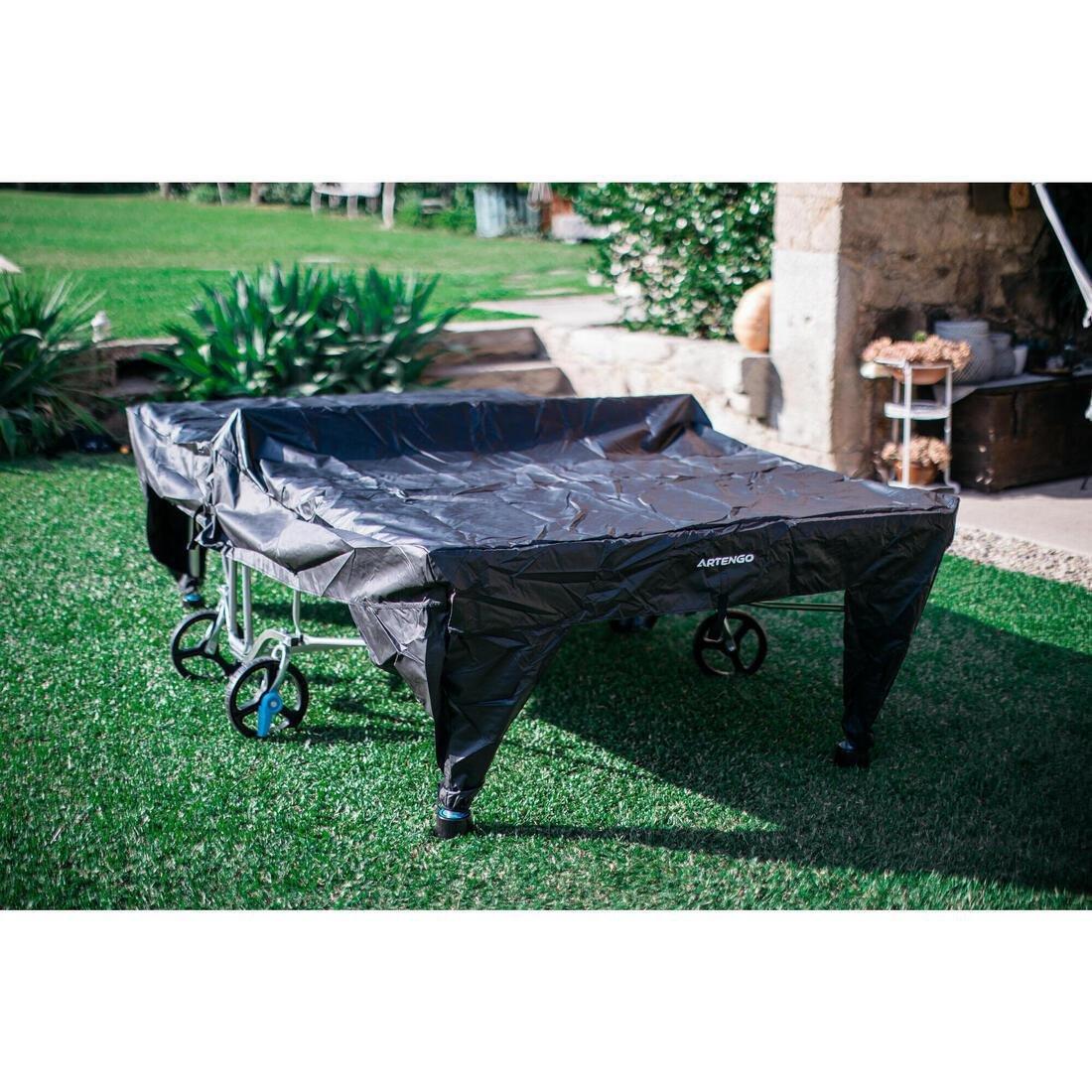 Table Tennis Open Table Cover, Black, , large image number 1