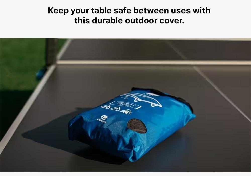 Table Tennis Open Table Cover, Black, , large image number 15