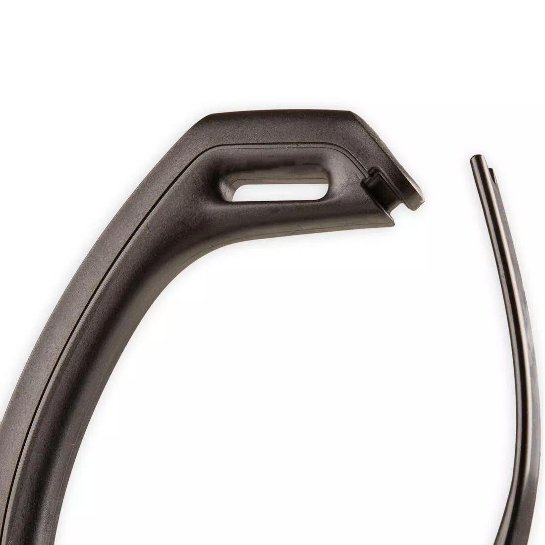 BLACK Kids'/Adult Horse Riding Safety Stirrup Irons 500, 5401_000, medium